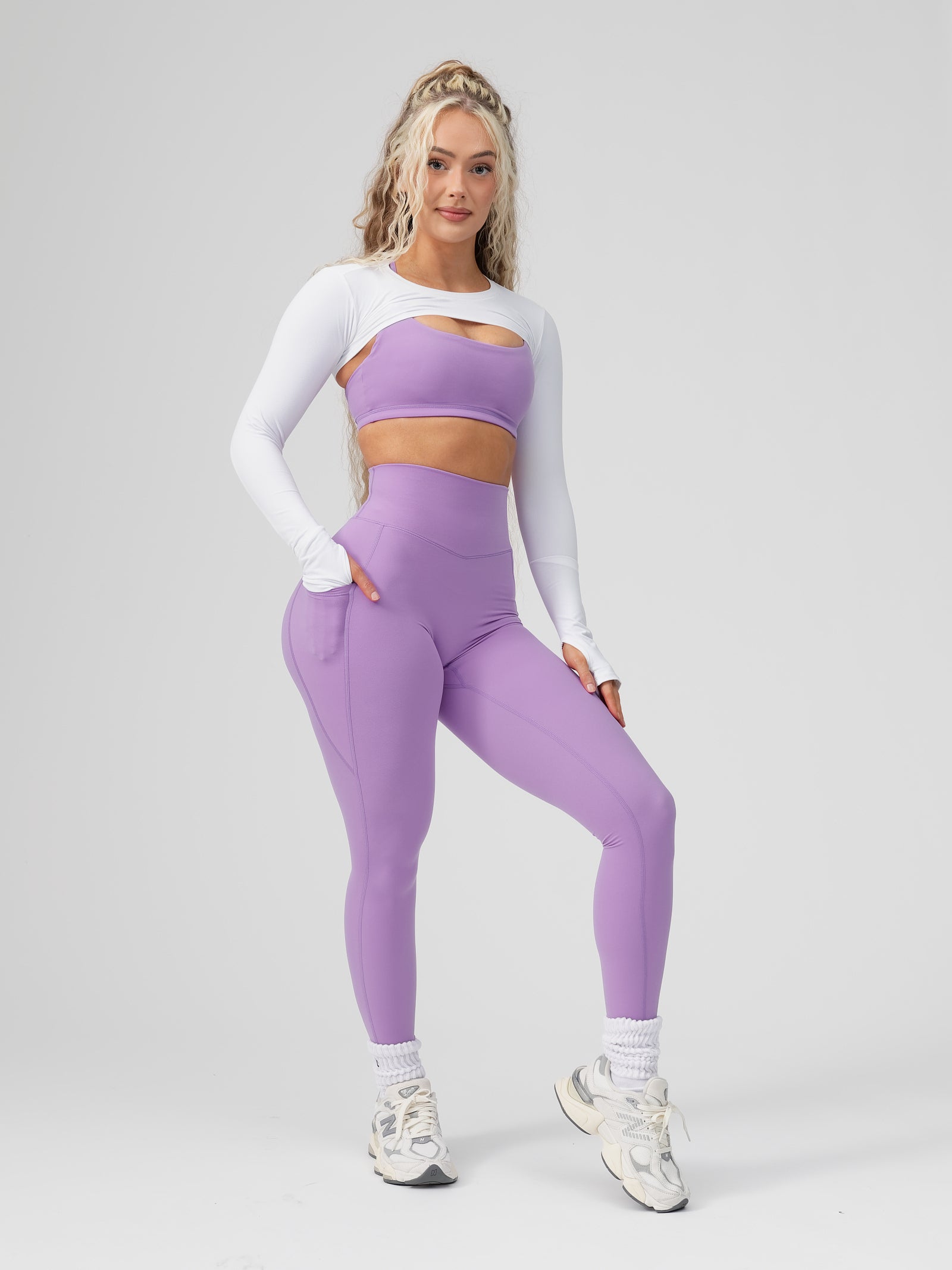 Buffbunny Leggings Yoga 3 Line High Waist Elastic Women Fitness