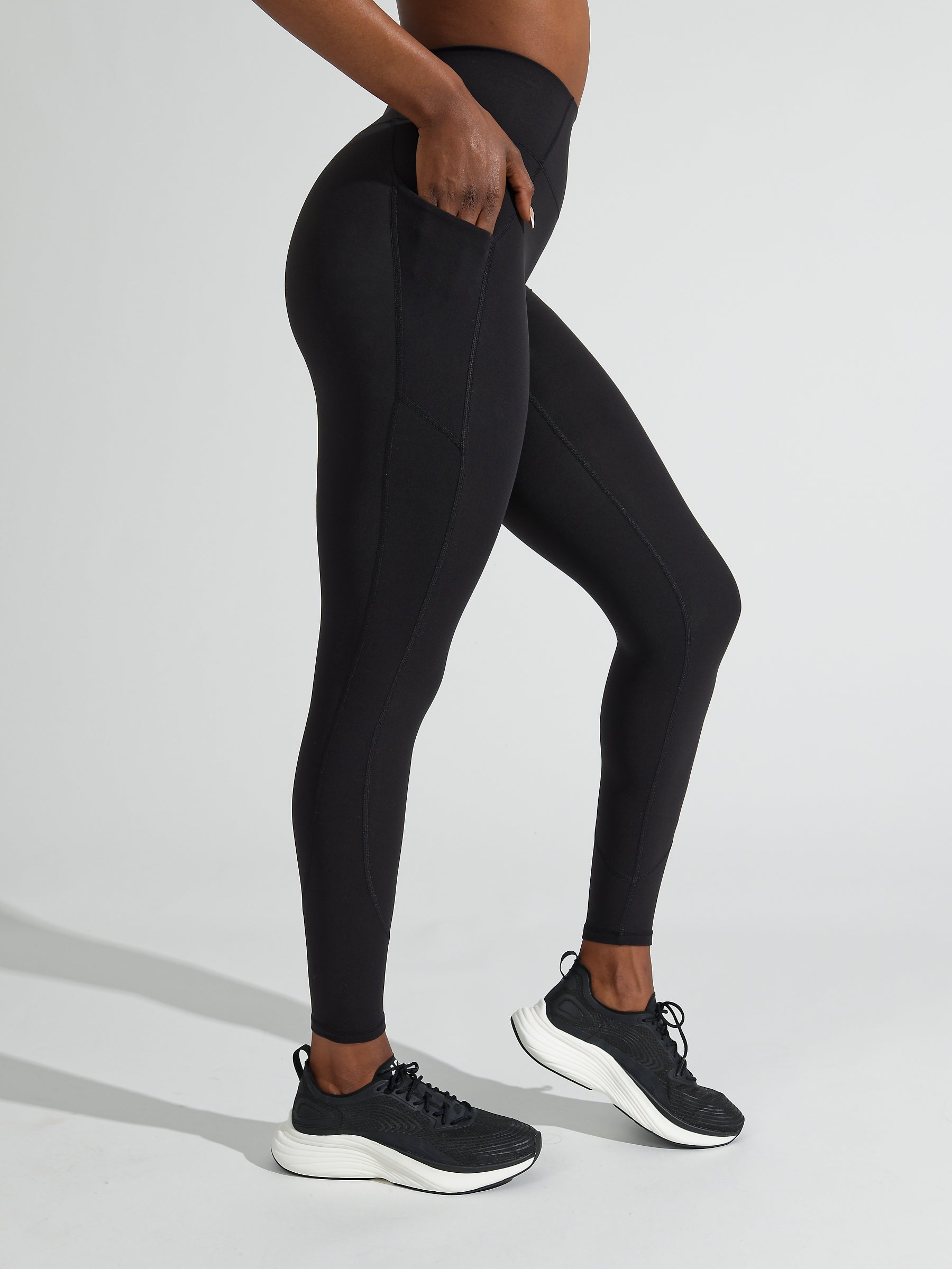 Black Pocketed Leggings  Unseen Beauty Quality Athleisure