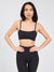 Ivy Wrap Sports Bra - Onyx Black Image 8