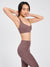 Dream Heathered Sports Bra - Mocha Berry Image 5