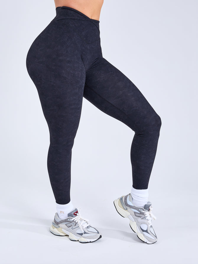 NUX One by One Legging in Black Mineral Wash – Forte Fitness