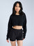 Cool Girl Crop - Onyx Black Image 7