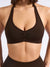 Halter Seamless Sports Bra - Cold Brew Image 4