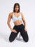 Halter Seamless Sports Bra - Bubbles Blue Image 5