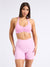 Halter Seamless Sports Bra - Lover Pink Image 0