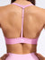 Halter Seamless Sports Bra - Lover Pink Image 3