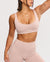 Dream Heathered Sports Bra - Berry Ice Image 4