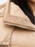 Waist Taper Puffer Jacket - Beige Image 4