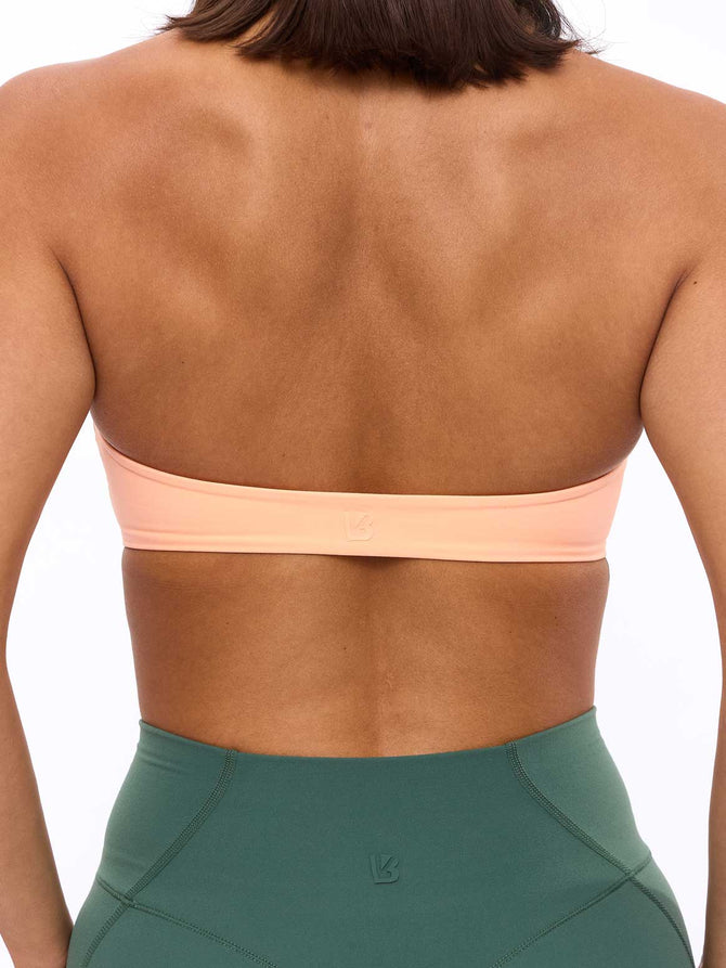 Twisted Halter Sports Bra - Peach Rings Image 3