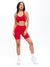 Candy Wrap Sports Bra - Lipstick Red Image 1