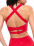 Candy Wrap Sports Bra - Lipstick Red Image 3