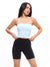 Butter Bandeau Crop - Blue Bubbles Image 0