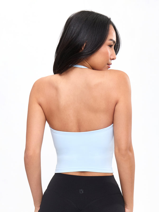 Butter Bandeau Crop - Blue Bubbles Image 5