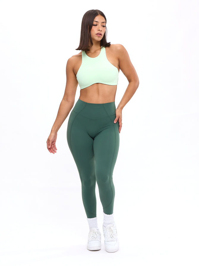 Curve Sports Bra - Honeydew Image 2