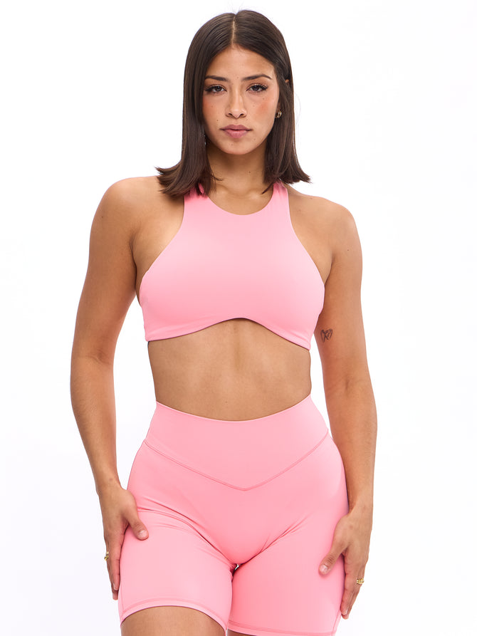 Curve Sports Bra - Guava Image 1