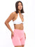 Twisted Halter Sports Bra - White Image 4