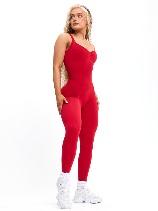 Shape Seamless Bodysuit - Lipstick Red