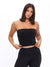 Butter Bandeau Crop - Onyx Black Image 1