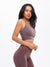 Revolution Halter Crop - Mocha Berry Image 1