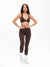 Double Twist Sports Bra - Cold Brew Image 4