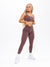 Synergy Seamless Sports Bra - Mocha Berry Image 2