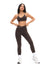 Dream Heather Contrast Sports Bra - Cold Brew and Grounds Image 1