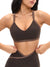 Dream Heather Contrast Sports Bra - Cold Brew and Grounds Image 0