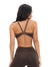 Dream Heather Contrast Sports Bra - Cold Brew and Grounds Image 3