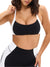 Aurora Sports Bra - Onyx Black and White Image 3