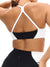 Aurora Sports Bra - Onyx Black and White Image 6