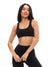 Double Dip Butter Sports Bra - Onyx Black Image 0