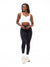 Ribbed Seamless Crop - White Image 2