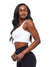 Ribbed Seamless Crop - White Image 1