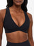 Ribbed Deep V Sports Bra - Onyx Black Image 2