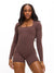 Butter Long Sleeve Bodysuit  - Grounds Image 1