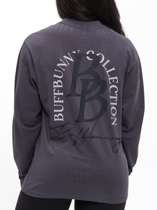 BB Long Sleeve Tee - Charcoal