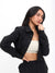 Snap Crop Jacket - Onyx Black Image 1