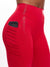 Moto Pocket Legging - Red Hot Patent Image 4