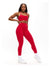 Contour Pocket Legging - Lipstick Red Image 3