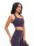 Bloom Sports Bra - Purple Shadow Image 2