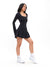 Poshknit Hourglass Dress - Onyx Black Image 1