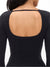 Poshknit Hourglass Dress - Onyx Black Image 6