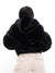 Cruellafree Faux Fur Coat - Black Image 7