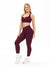 Ribbed Cross Waist Legging - Venom Image 1