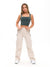 Curvy Stretch Cargo Pant - Bone Image 2