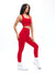 Bloom Sports Bra - Lipstick Red Image 3