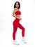 Empire Sports Bra - Lipstick Red Image 2