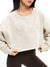 Moves Fleece Crop Pullover - Bone Image 4