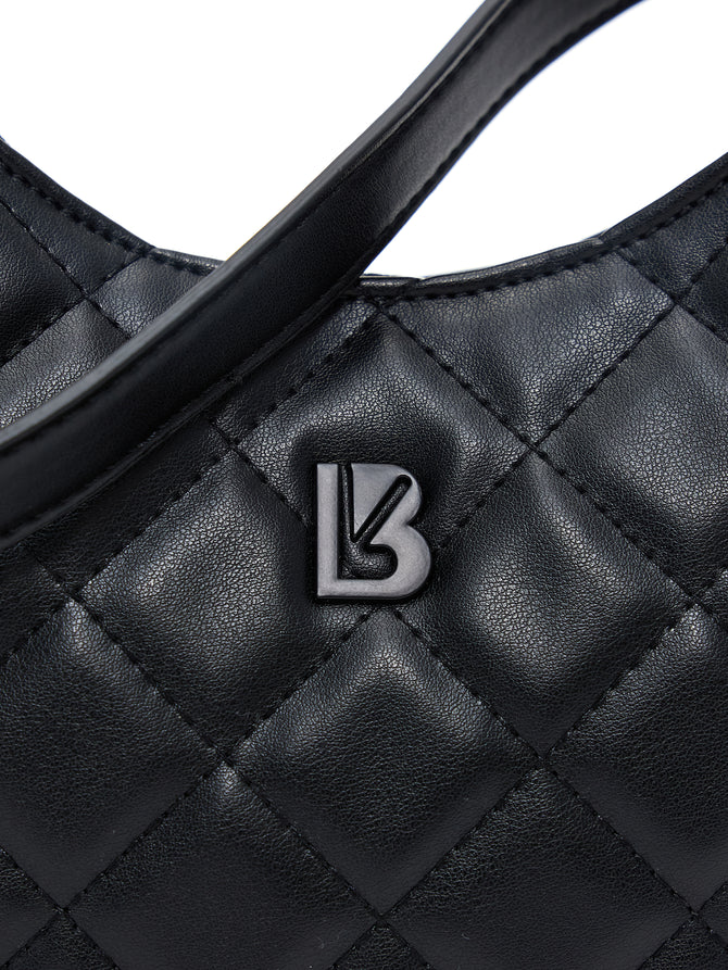 Quilted Crossbody Purse - Onyx Black Image 4