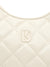 Quilted Crossbody Purse - Bone Image 4